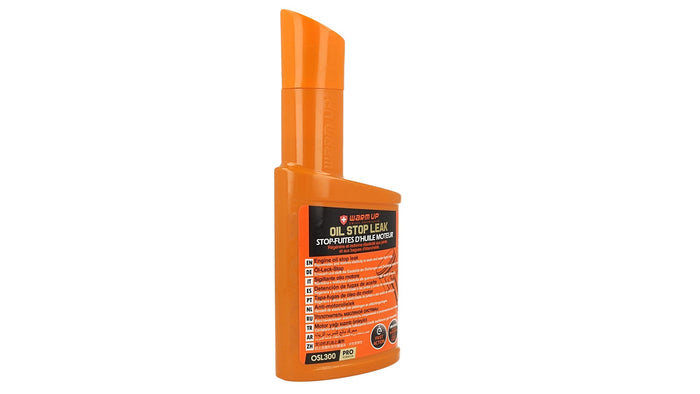 WARM UP Oil Stop Leak Rigenerante dei Giunti Antifuga Motore Cambio Manuale Differenziale Sterzo ATF 300ml