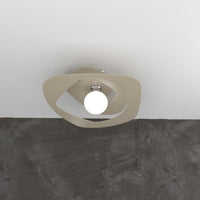 WARPED PLAFONIERA D.50 CM. 1 LUCE SABBIA 1157-PL50-SA