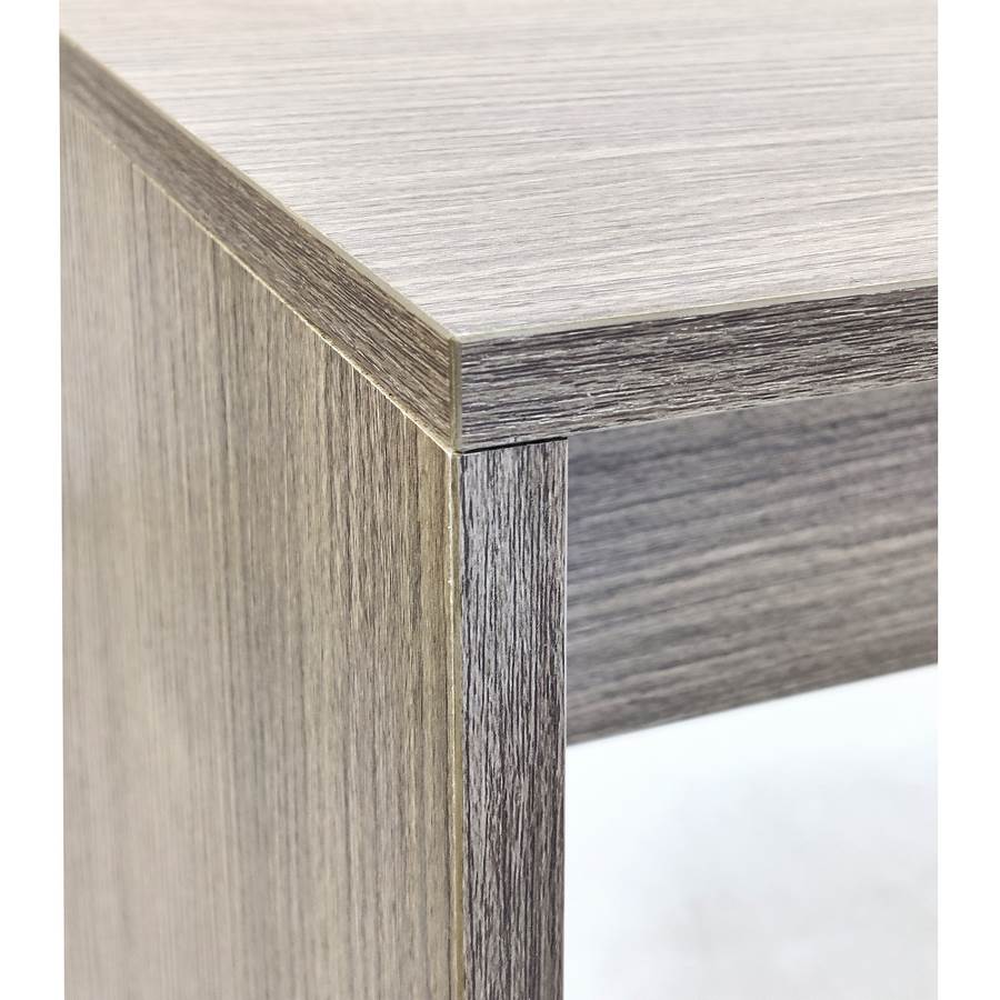 Tavolo consolle 140x75 cm in legno rovere grigio