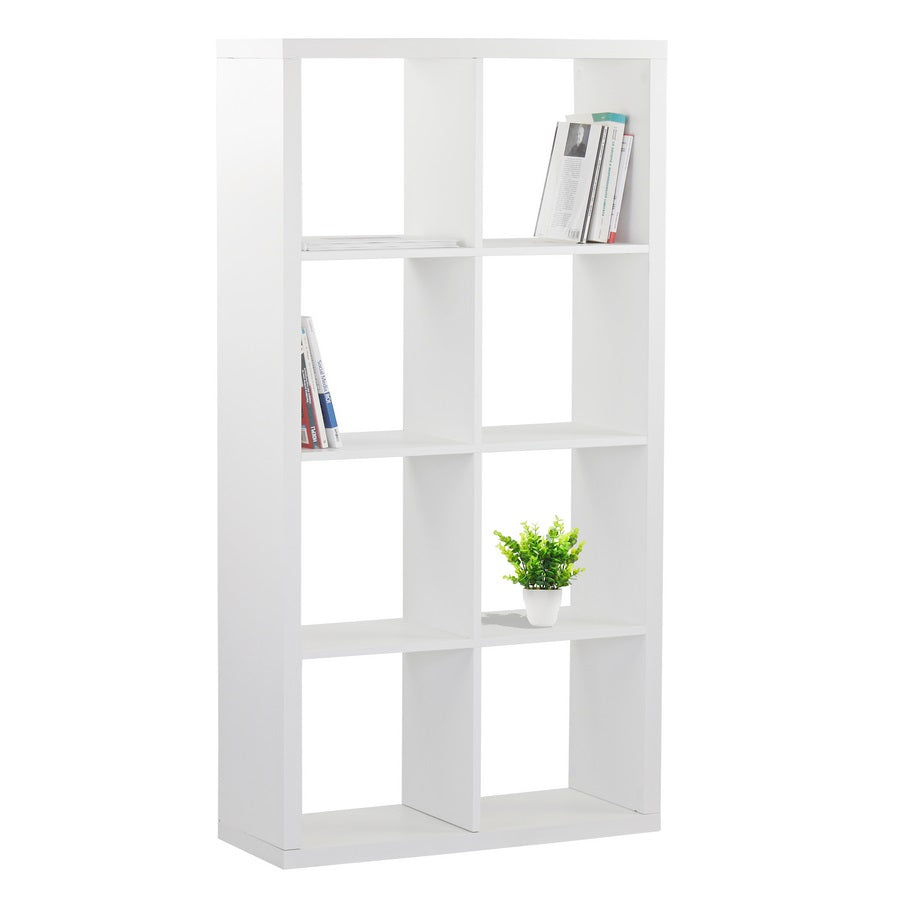 Libreria con 8 vani We Home in legno bianco opaco