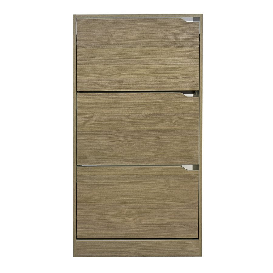 Scarpiera a 3 ante in rovere 63x115 cm