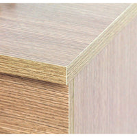 Scrivania da Ufficio 4 Cassetti 1 Anta 135x75,50x50 cm  in Legno Rovere