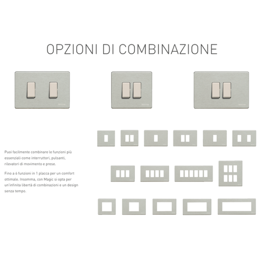 Interruttore unipolare serie civile faeg 10 ampere bianco