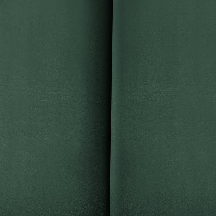 Set Carpino di 3 Pannelli Murali Imbottiti Rivestiti in Tessuto Velluto Verde Scuro 60x30 cm [neu.haus]