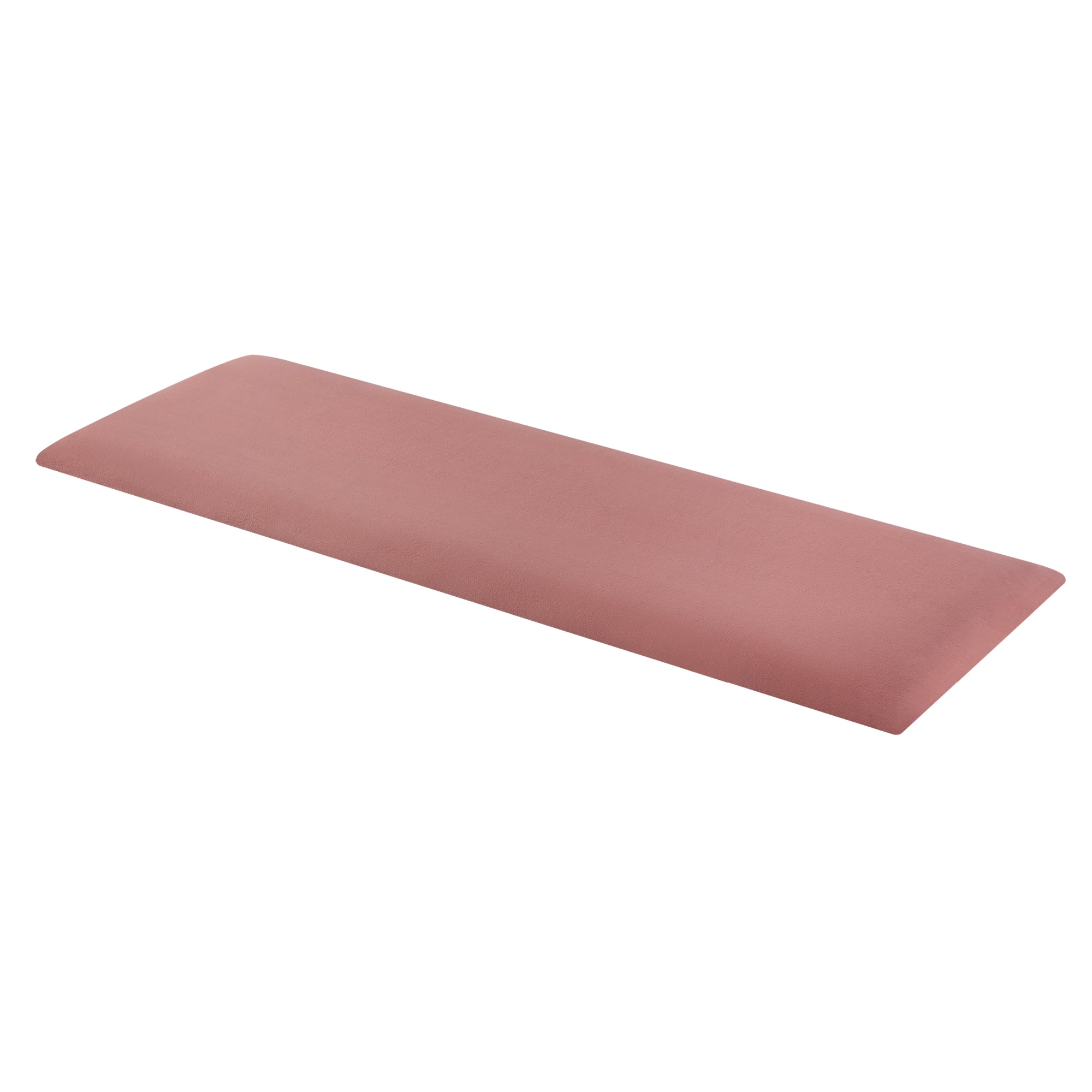 Set Carpino di 2 Pannelli Murali Imbottiti Rivestiti in Tessuto Velluto Rosa 90x30 cm [neu.haus]