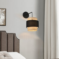 Set di 3 Lampade da Parete Southampton Applique per Interni - Beige /Nero lux.pro