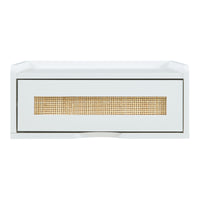 Mensola da Parete Ljuredsà¸ con Cassetto Integrato 40 x 30 x 16,5 cm - Bianco [en.casa]