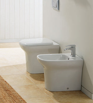 Wc filo muro con copriwater soft close Mues Wofly