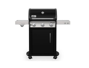 Weber 46712229 barbecue a gas spirit e-325 gbs nero con tre bruciatori + fornello laterale