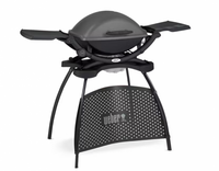 Weber 55020853 barbecue elettrico q 2400 con supporto, 2,2kw.