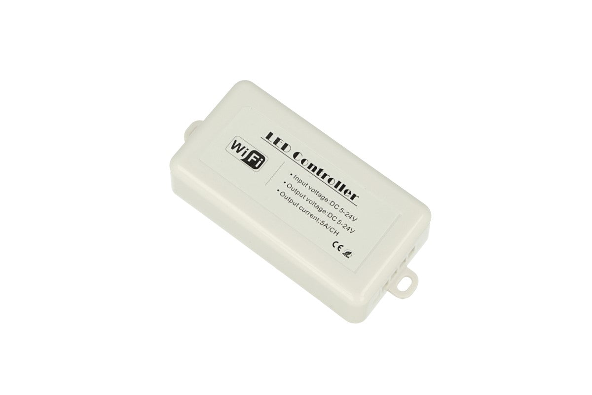 WiFi Mini Centralina Led Dimmer CCT RGB Controller Domotica Con iOS Android 12V 24V 5AX3