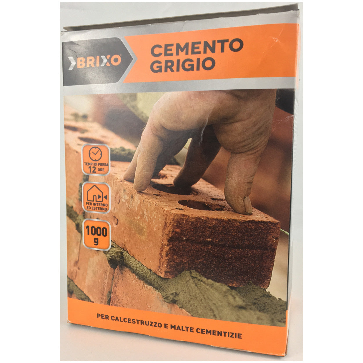 Multipack da 10 confezioni di cemento grigio brixo da 1 chilogrammo ciascuna