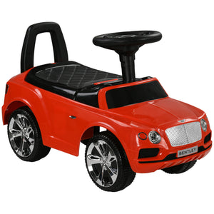 Macchina Cavalcabile a Spinta per Bambini Licenza Ufficiale Bentley Bentayga Rosso