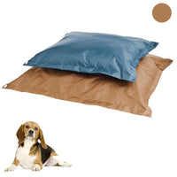 Cuscino per cani impermeabile lavabile oxford marrone large lunghezza 130 cm