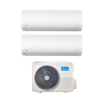 Climatizzatore Condizionatore Midea Dual Split Inverter serie XTREME 12+12 con M2OF-18HFN8-Q R-32 Wi-Fi Integrato 12000+12000 btu - Novità