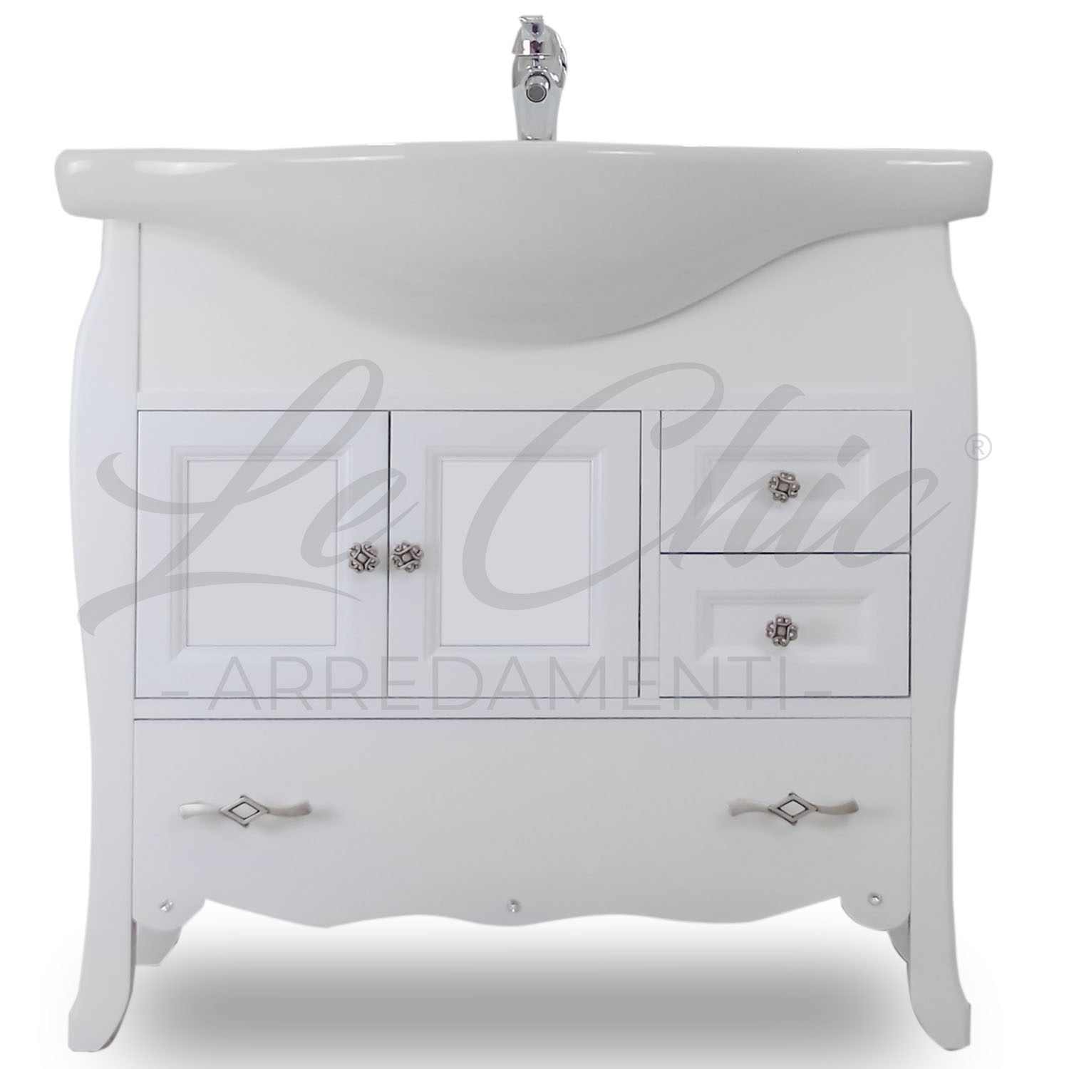 Mobile bagno 88 cm shabby chic