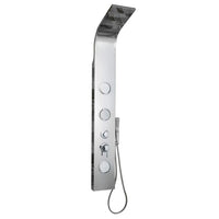 Ogomondo colonna doccia joy acciaio inox 3 getti idro e cascata h150xl20xp44 *** finitura- cromo lucido, confezione 1