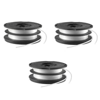 Multipack da 3 rocchetti e filo reflex plus 1,5 mm a6495 black+decker