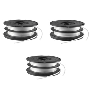 Multipack da 3 rocchetti e filo reflex plus 1,5 mm a6495 black+decker