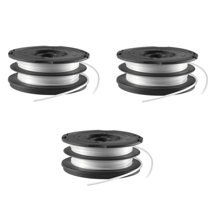 Multipack da 3 rocchetti e filo reflex plus 1,5 mm a6495 black+decker