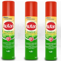 Multipack da 3 spray autan tropical azione fino a 8 ore 100 milliliter ciascuno