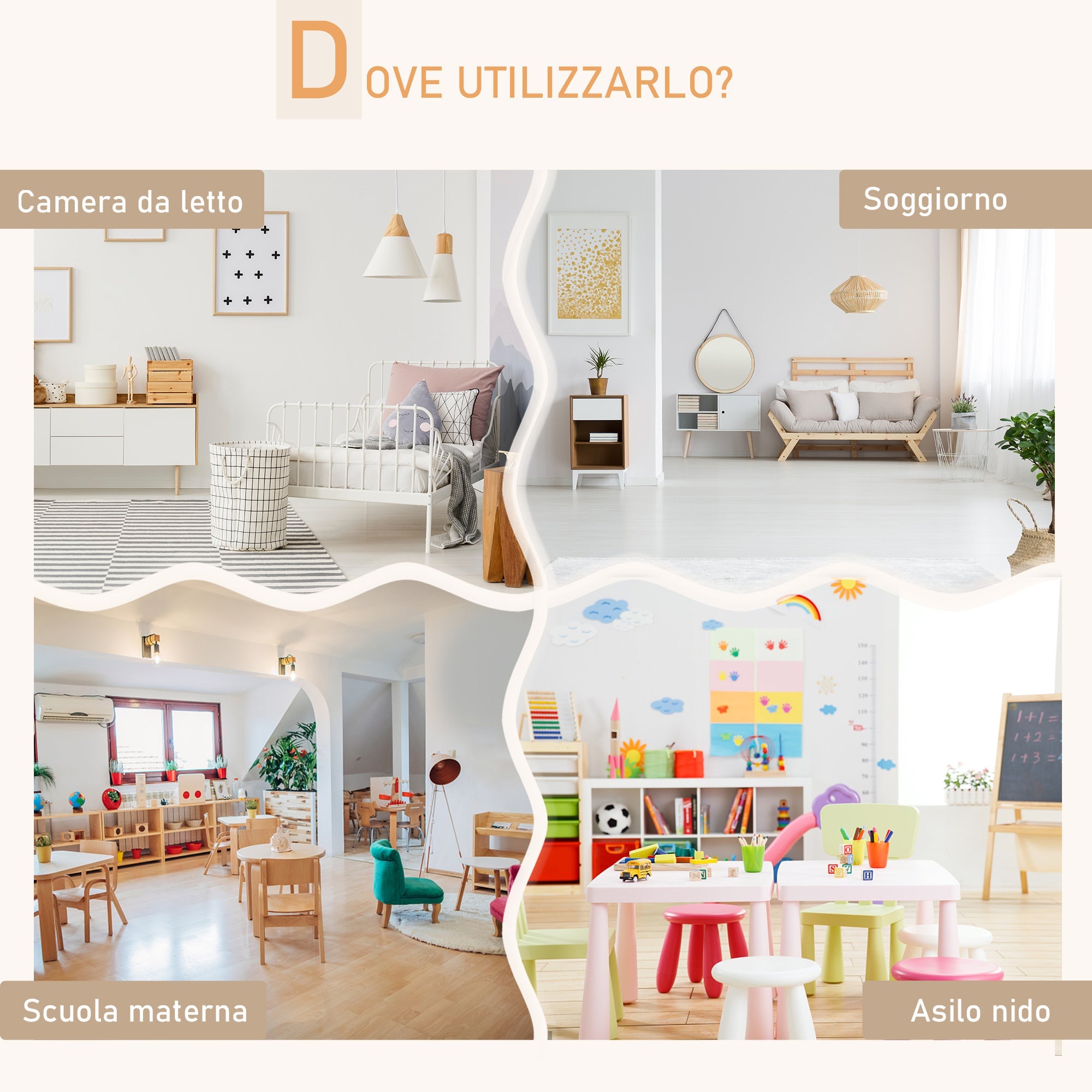 Set Tavolino con 2 Sedie per Bambini a Forma di Orsetto in Legno di Pino e MDF Bianco