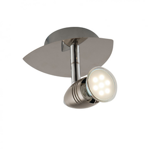 Applique faretto led orientabile soffitto spot attacco gu10 alimentazione 230v