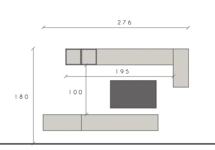 Parete attrezzata economica dal design moderno, finitura Bianco lucido e Cadiz, ZLCINFNCOMPN41-1