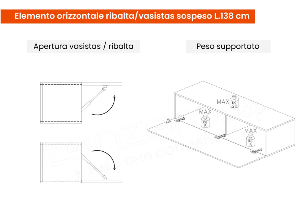 Mobile moderno da ingresso Ardesia e Piombo, Made in Italy, ZLCINFNCOMPN55-1