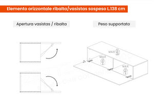 Parete TV moderna, Cadiz e Lava, Made in Italy, ZLCINFNCOMPN55PT