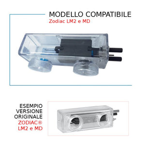 Cella Elettrolitica Compatibile Per Sterilizzatore A Sale Zodiac Modello Lm2-24