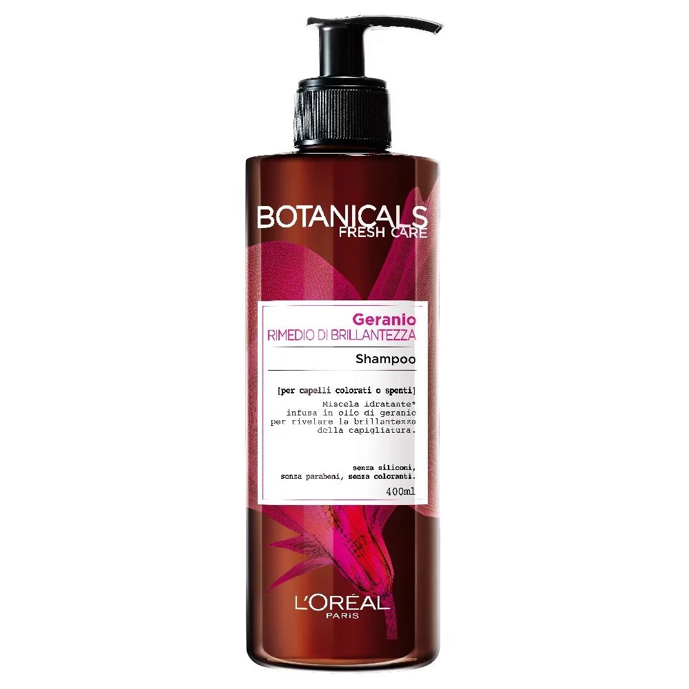 L'oreal paris trattamento botanicals geranio per capelli colorati