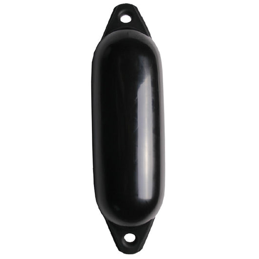 Parabordo majoni star fender colore nero due fodi d'attacco sf1 cm 12x45