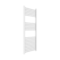 Termoarredo scaldasalviette tubolare tondo acciaio colore bianco opaco *** finitura- bianco opaco, misure h1500xl600x...