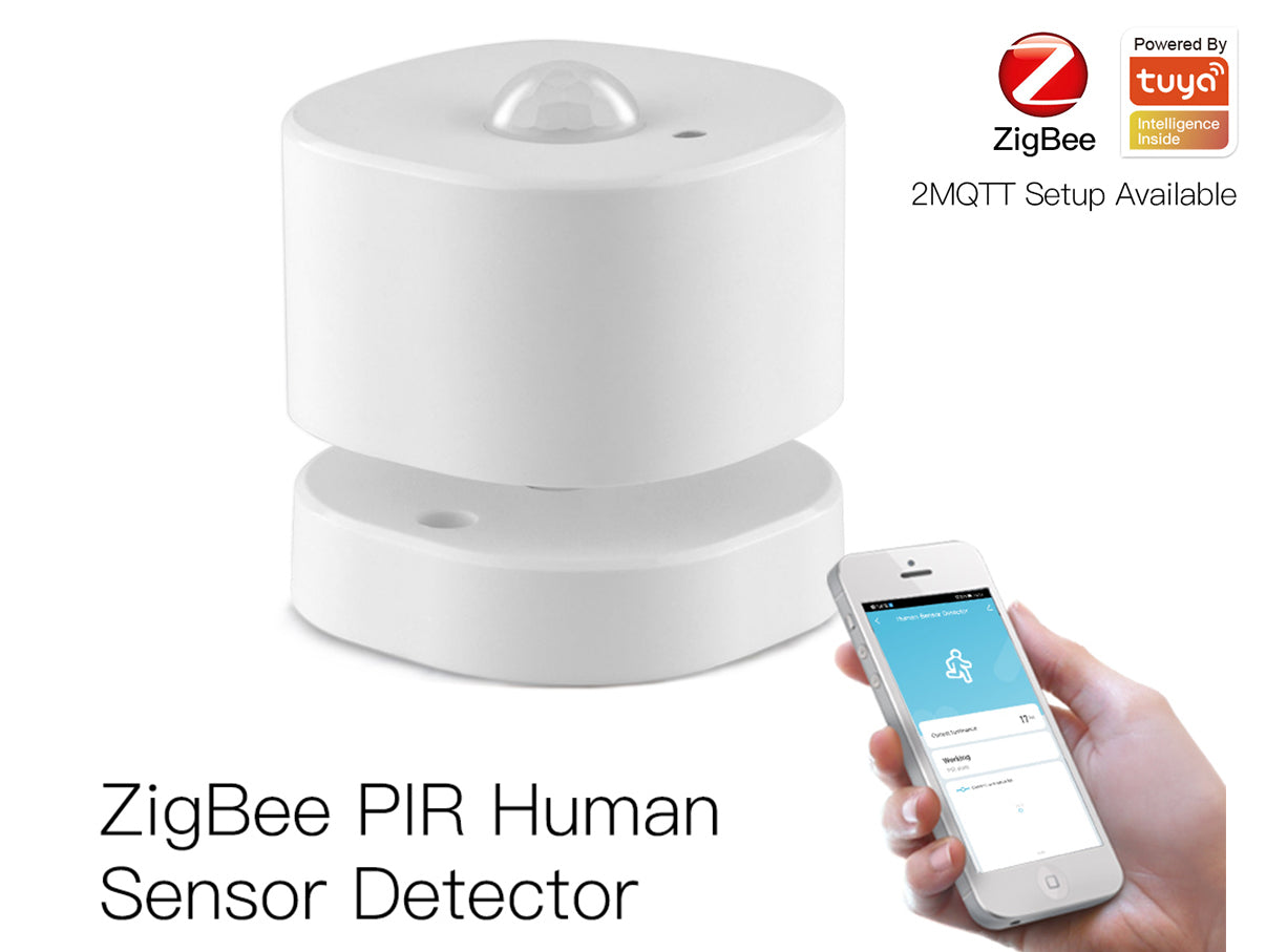 ZigBee Sensore Di Movimento PIR Motion Sensor Rilevatore Infrarossi App Tuya Con Base Snodabile Angolo Largo