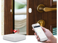 ZigBee Sensore Magnetico Per Porta e Finestra Senza Filo Antifurto Casa Notifica Remota Door Window Magnetic Sensor