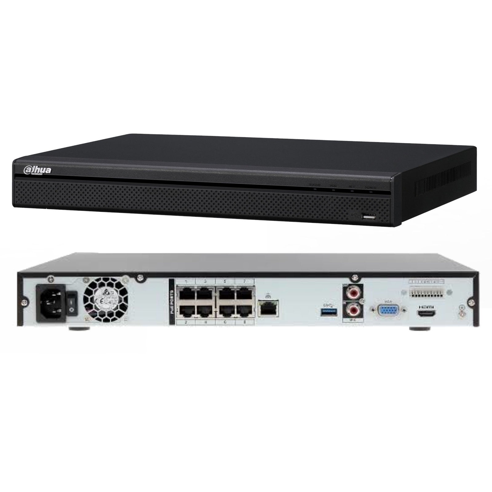 Dahua Nvr 8Ch Poe 4K 8Mp H.265 IVS NVR4208-8P-4KS2/L - Dahua