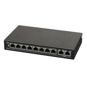 Switch 10 Porte 8x PoE + 2x UPLINK S108-90W - PULSAR