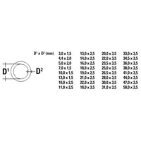 Scatola da 419 guarnizioni o-ring in gomma nitrile-butadiene