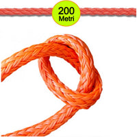 Trem fria treccia senza anima 6 mm 200 metri monofilo arancio trecciato 16 fusi nautica