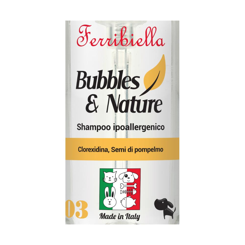 Shampoo per cani delicato ipoallergenico antiprurito alla clorexidina tanica 10 litri