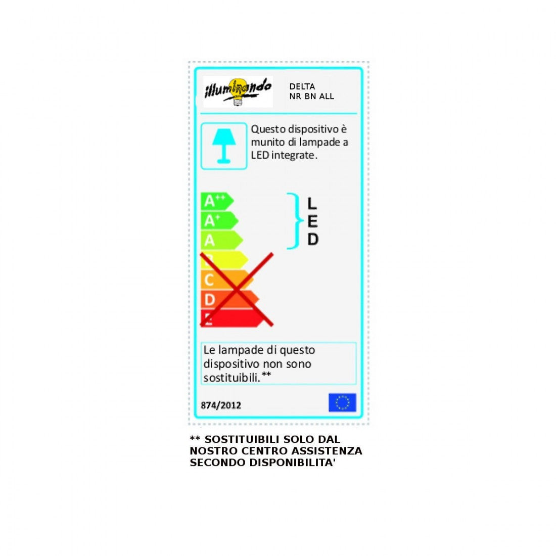 Abat-jour illuminando delta 6w led 440lm 3000°k abs dimmerabile lampada tavolo scrivania ip20, colore grigio+alluminio