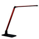 Abat-jour illuminando desk 6w led 440lm 3000°k lampada scrivania moderna metallo rosso bianco alluminio interno, colore