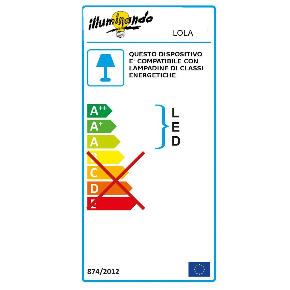 Abat-jour illuminando lola lu e27 led lampada scrivania moderna orientabile metallo bianco arancione alluminio interno,