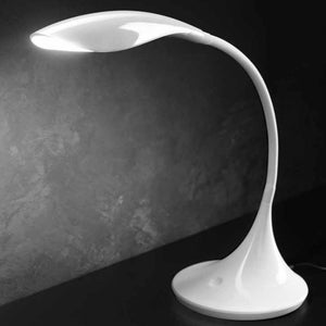 Abat-jour moderna gea luce nunki gls002 led materiale sintetico lampada scrivania