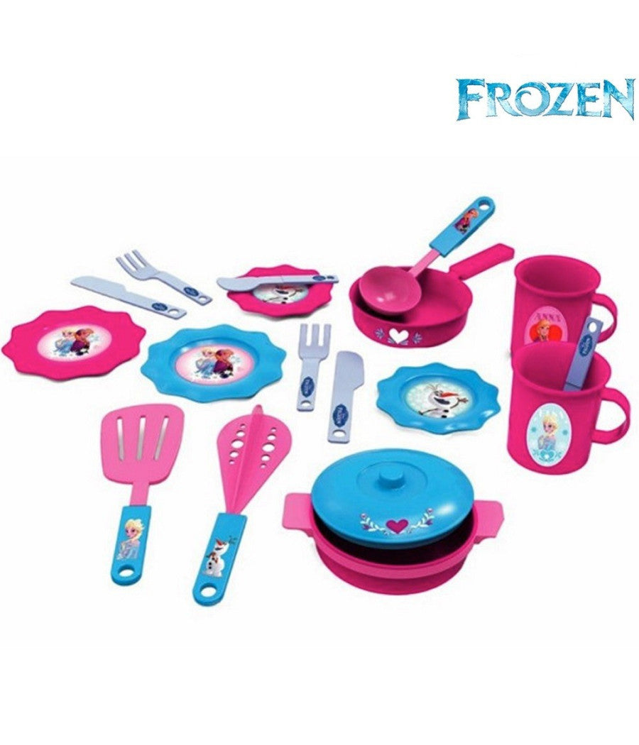 Accessori Per La Cucina Frozen 19 Pz Elsa Anna Disney Giocattoli Bambine         