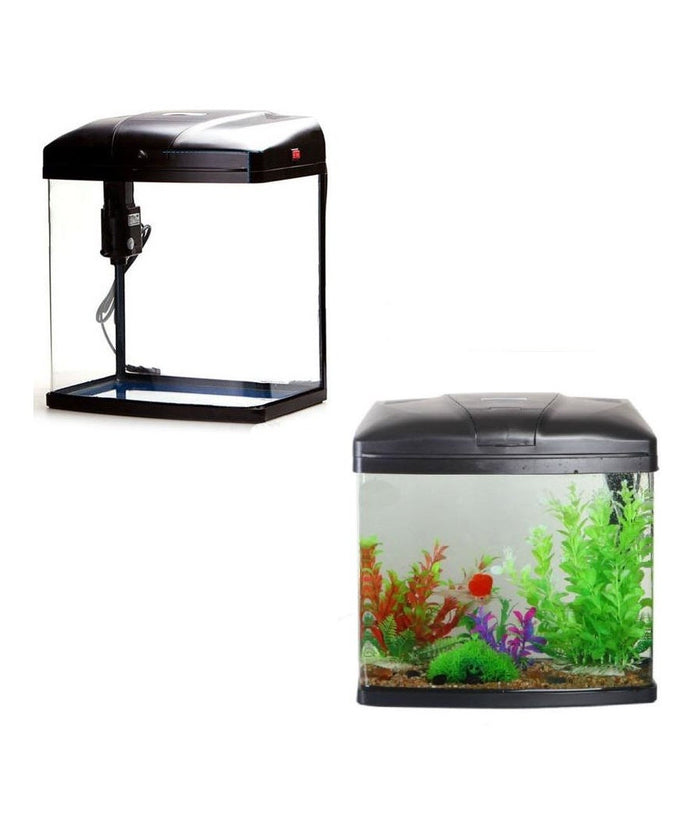 Acquario 9 Litri T240f Sistema Filtraggio Illuminazione 27x19.5x31 Cm 5w 300l/h         