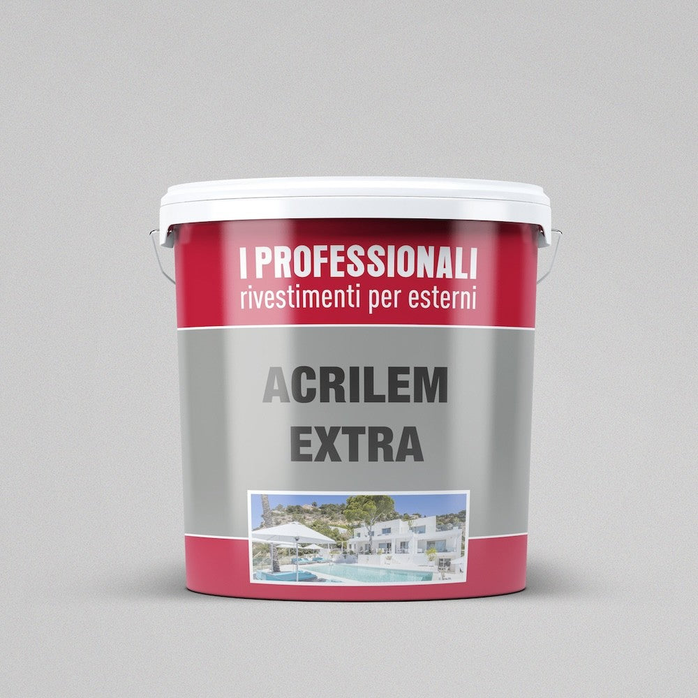 Rivestimento Acrilico Acrilem Extra Esterno - Litri 14 - Colore Bianco