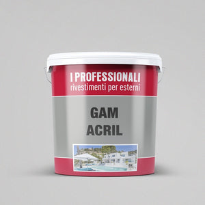 Pittura Protettiva Gam Acril Esterno - Litri 4 - Colore Bianco