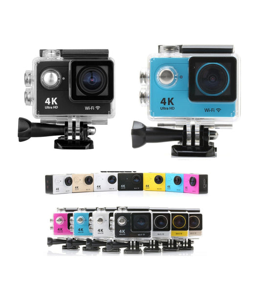 Action Camera 4k Ultra Hd Pro Cam Wifi Wireless Sport Go Videocamera Subacquea         